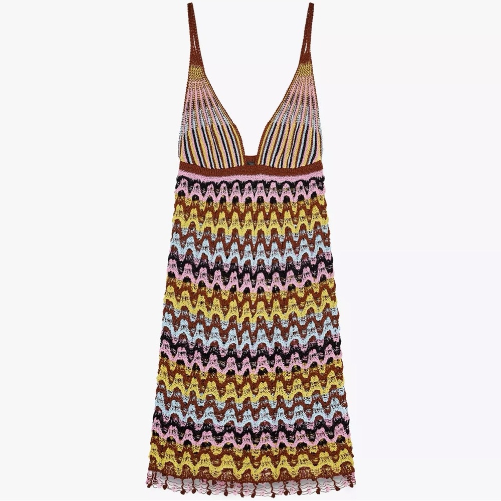 Zara Knit Mini Dress. Size: XS. New With tags.